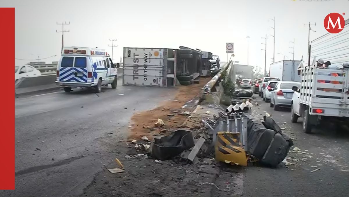El puente elevado fue cerrado a la vialidad. Especial