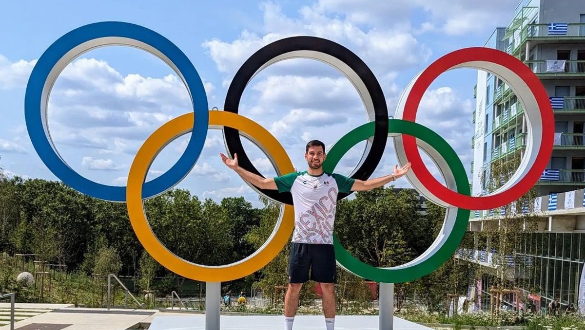 Gibrán Zea, el primer mexicano eliminado de París 2024 (Conade)