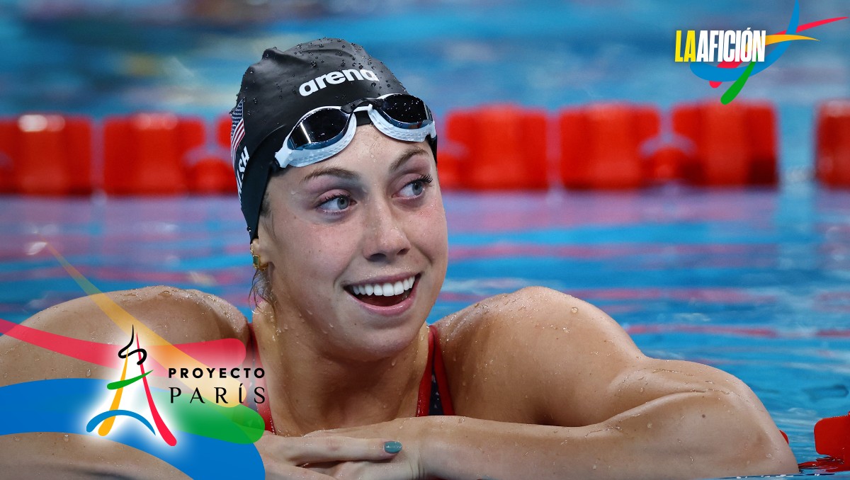 Gretchen Walsh establece un nuevo récord olímpico en los 100 metros mariposa en París 2024 (Reuters)