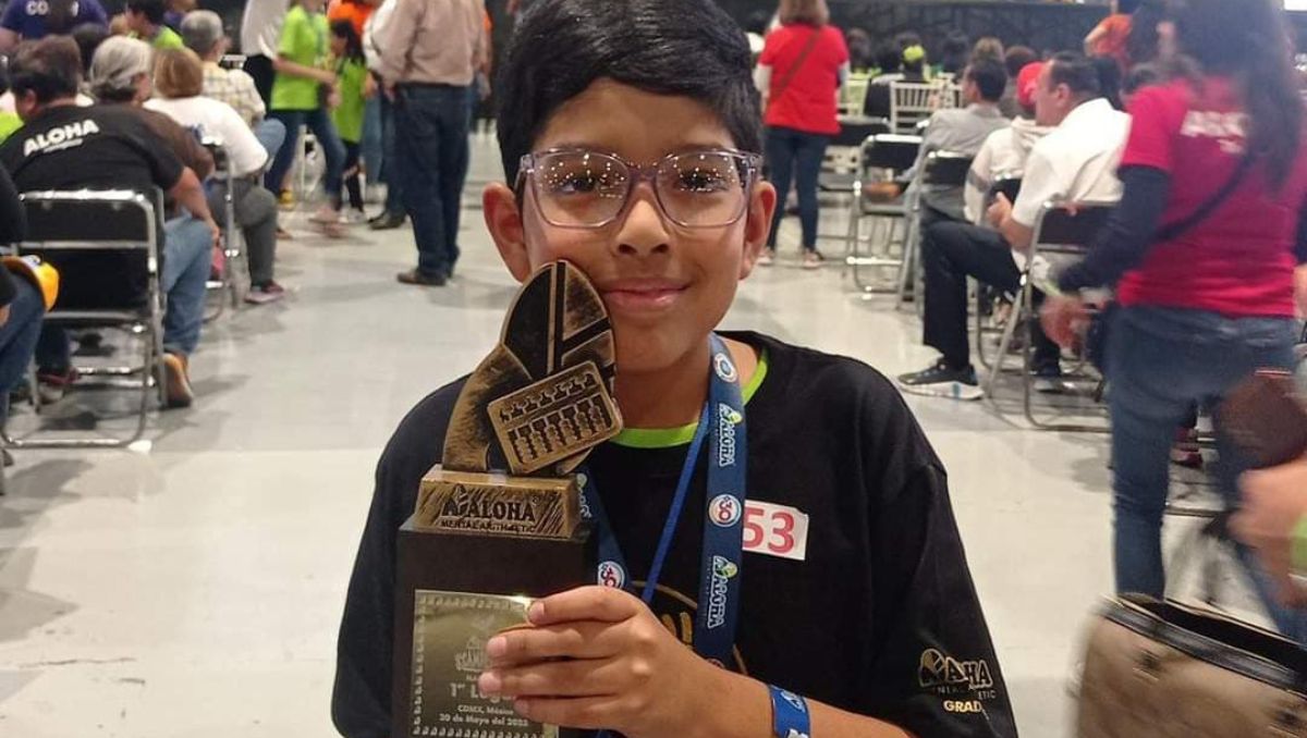 Lucas es de Guadalupe y es estudiante de la escuela primaria Santiago Roel. Especial
