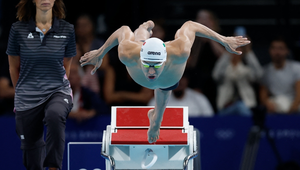 Miguel de Lara, nadador mexicano, es descalificado en prueba de los Juegos Olímpicos de París 2024 (Reuters)
