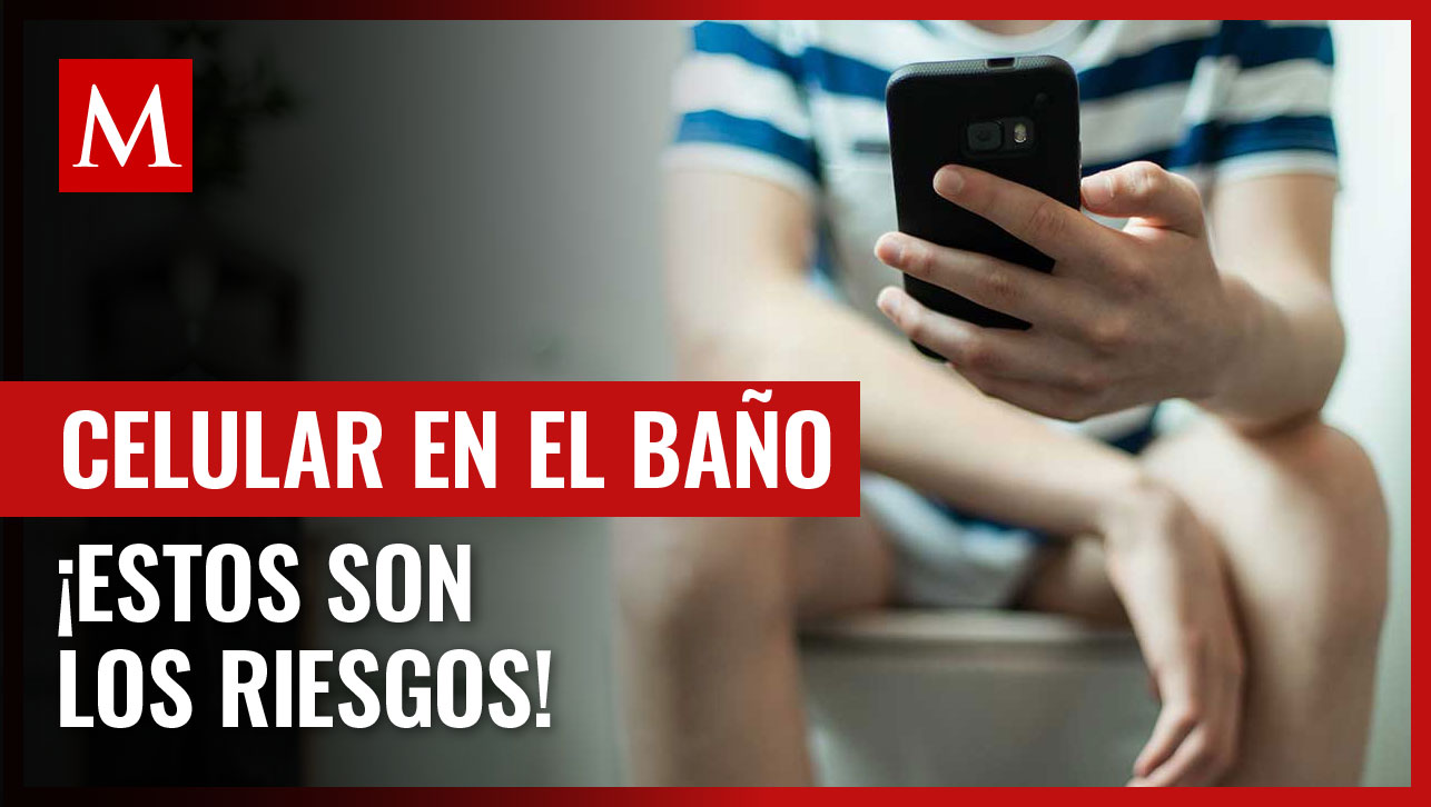 ¿Pasas mucho tiempo en el baño con tu celular? Estos son las posibles consecuencias para tu salud