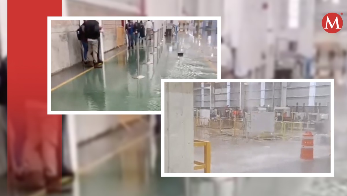Planta Mabe en Celaya: colapsa techo tras fuertes lluvias | Especial