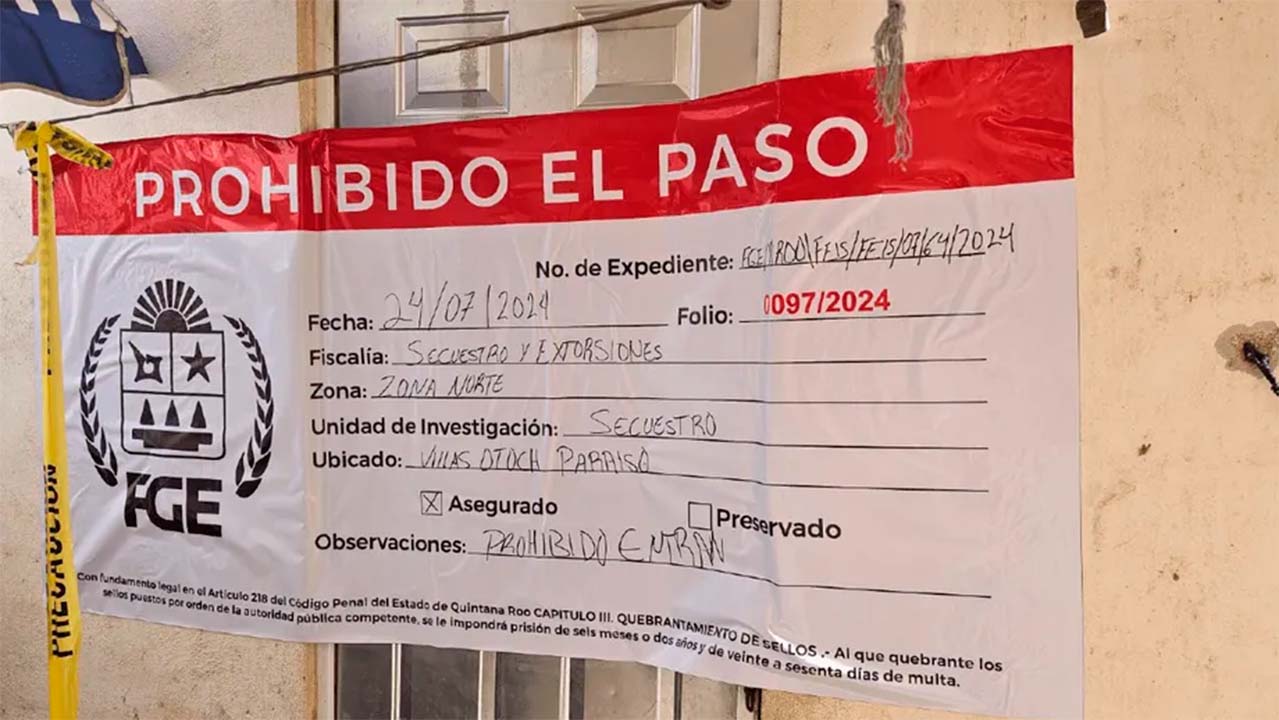 Rescatan a un joven secuestrado en Cancún y arrestan a los presuntos responsables en Mérida