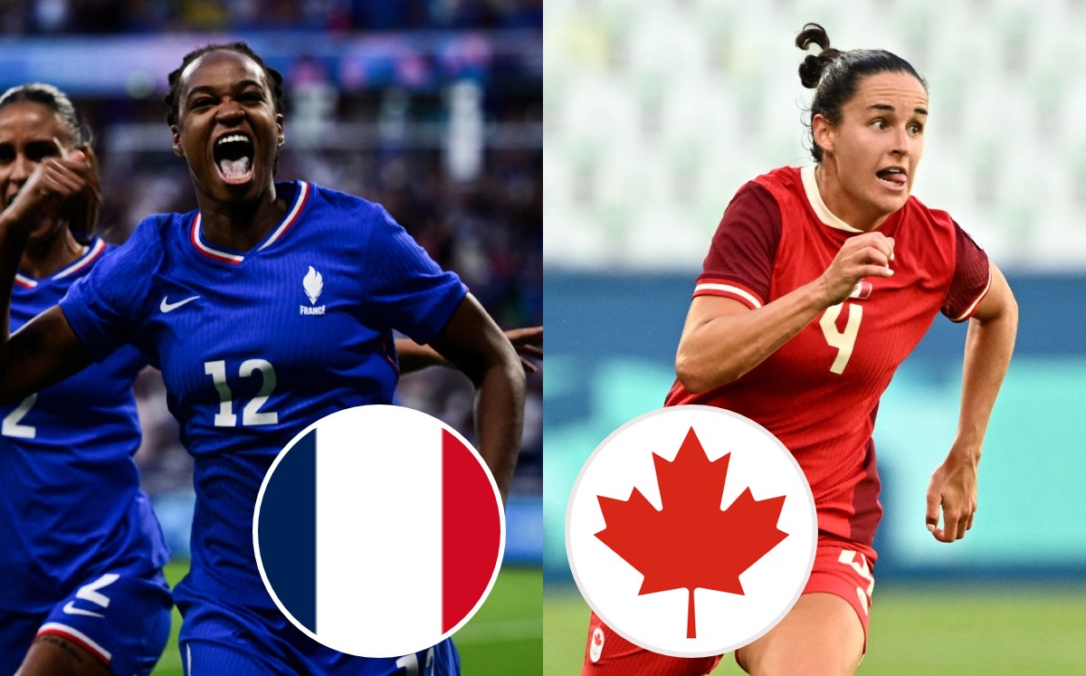 Dónde ver EN VIVO Francia vs Canadá femenil. Jornada 2 Juegos Olímpicos de París 2024 (AFP)