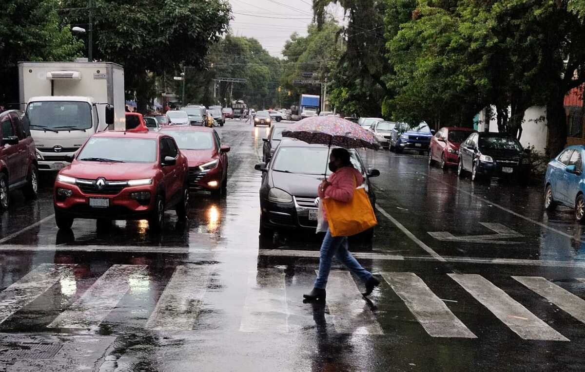 Alerta amarilla en CdMx por lluvias.