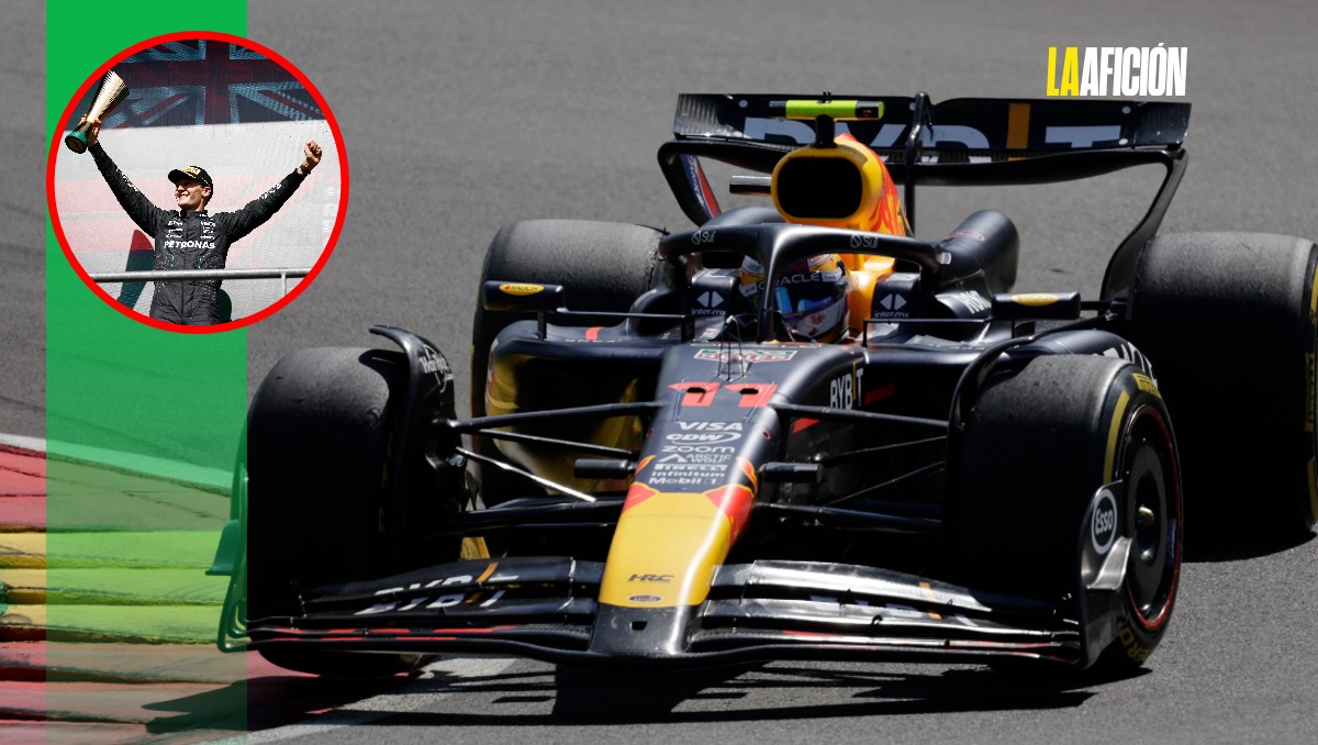 Checo Pérez sufre y acaba octavo en el GP de Bélgica; Russell conquista la victoria (Reuters)