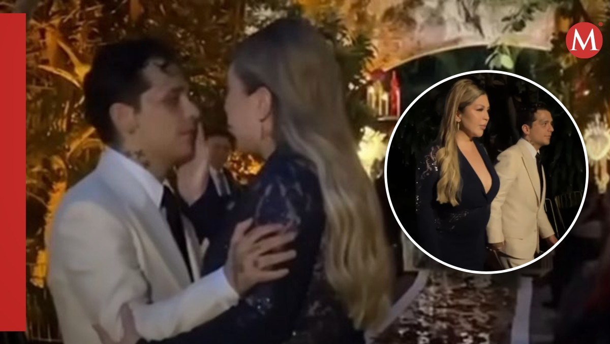 Cristy, mamá de Nodal, lo entregó al altar en boda con Ángela Aguilar