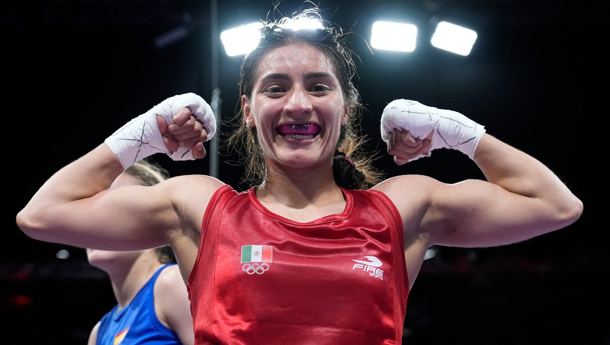 Fátima Herrera logra su pase a octavos de final del boxeo en París 2024 (AP)