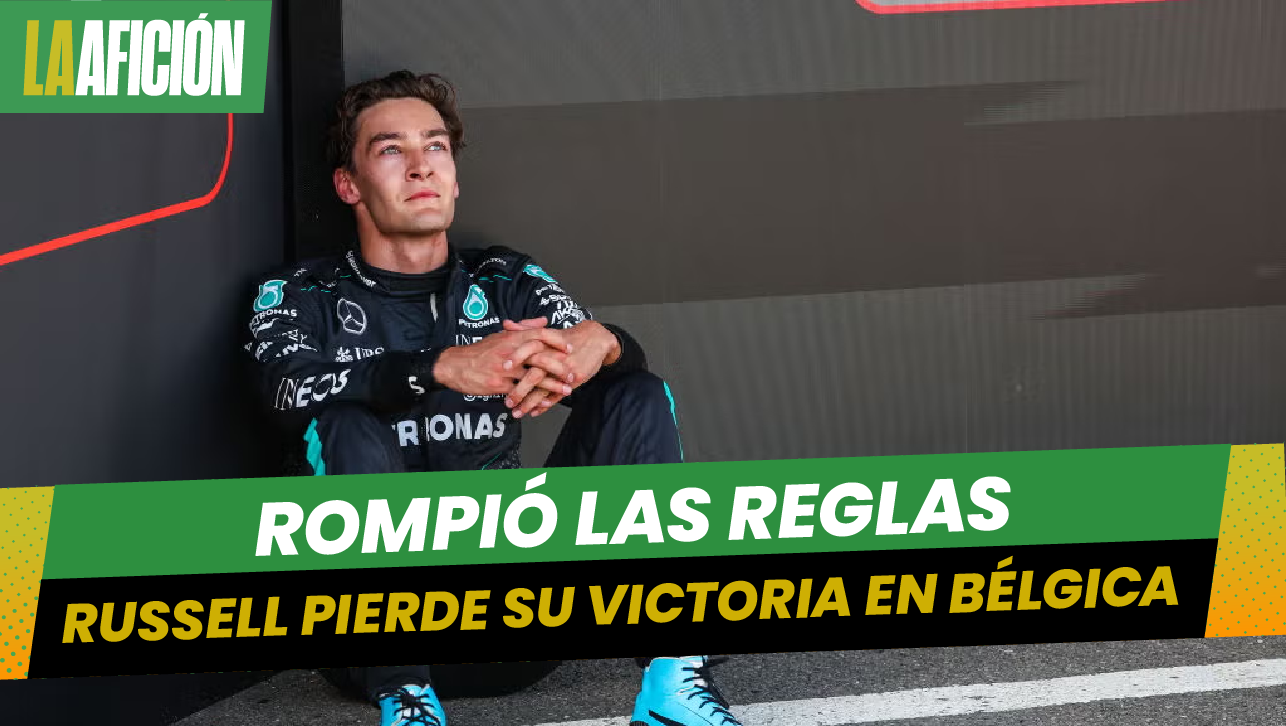 George Russell quedó descalificado del GP de Bélgica. Este fue el sorprendente motivo