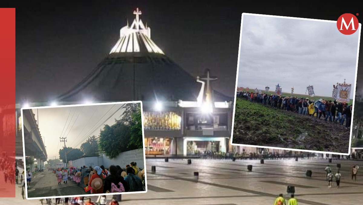 Peregrinos de la Diócesis de Querétaro rumbo a la Basílica de Guadalupe. Foto: (Especial)