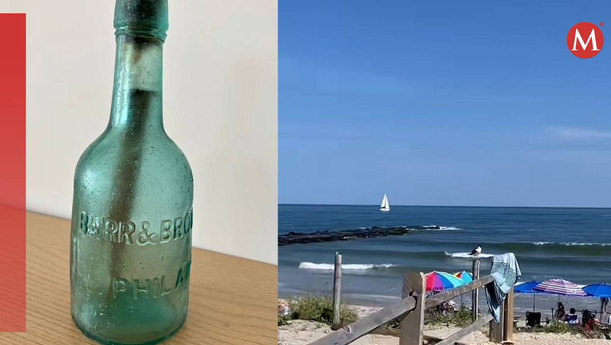 Amy encontró la botella en una playa (Especial)