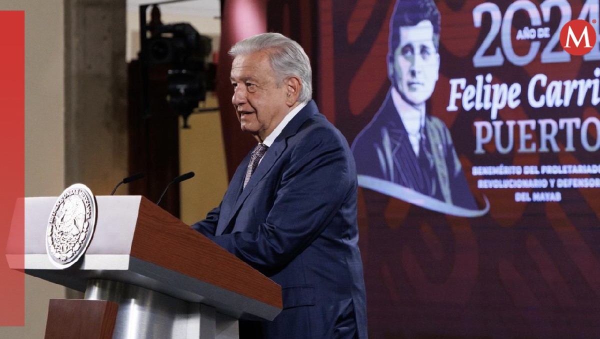 Conferencia de prensa mañanera del presidente López Obrador en Palacio Nacional. | Cortesía