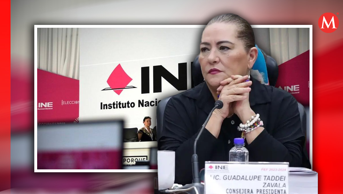 Guadalupe Taddei, consejera presidenta del INE. | Diseño: Antonio Texta