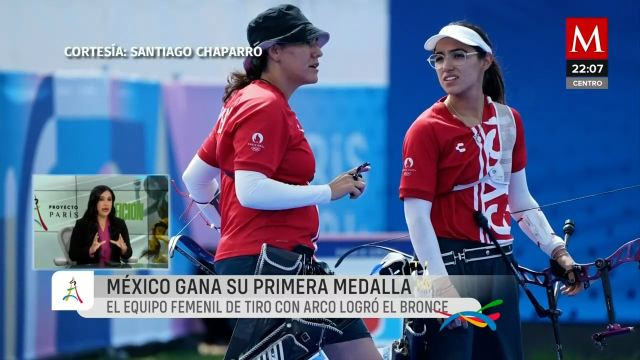 México gana su primera medalla en París 2024 con equipo femenil de tiro con arco