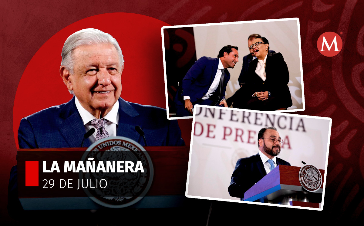 El presidente López Obrador en la mañanera desde Palacio Nacional. | Cortesía/Cuartoscuro