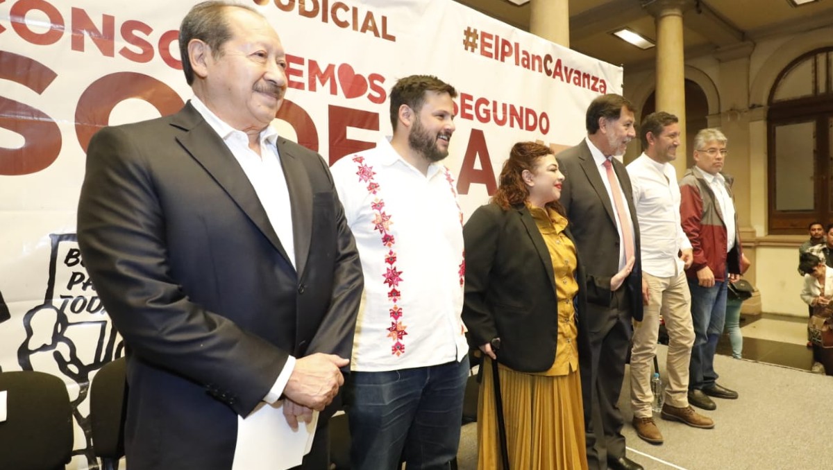 Clara Brugada defendió el Plan C presentado por AMLO. | Especial