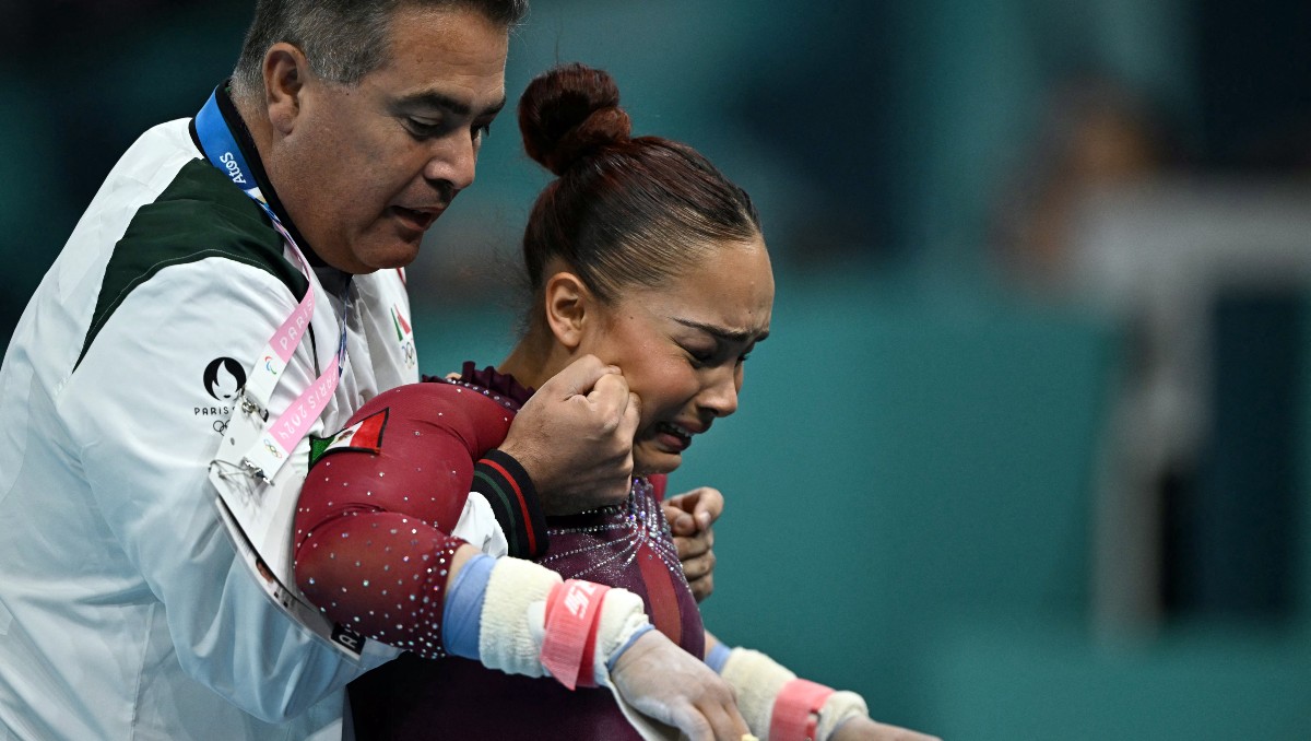 Natalia Escalera tras culminar su participación en París 2024 (AFP)