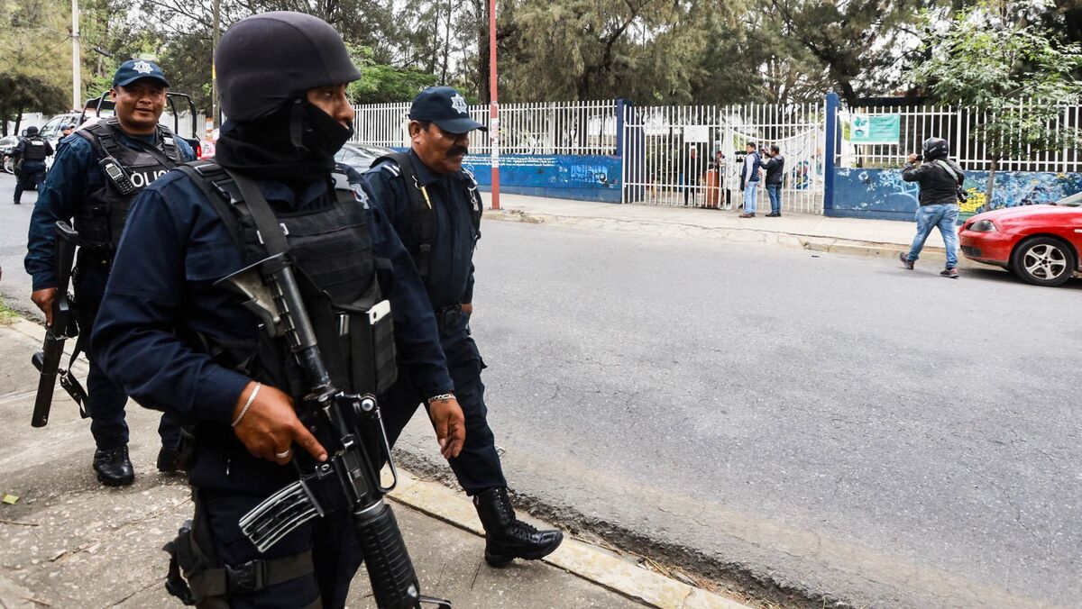 Policía estatal de Oaxaca. | Cuartoscuro
