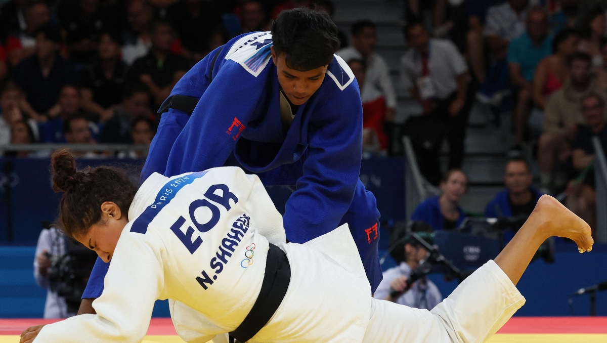 Prisca Awiti avanza a octavos de final en judo de los Juegos Olímpicos de París 2024 (AFP)