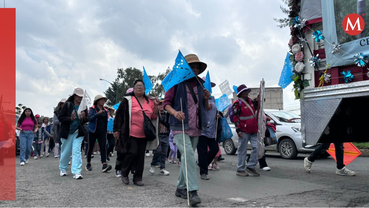 El punto de salida de la peregrinación fue en la Central de Abasto de Toluca, de ahí caminarán hasta San Juan de los Lagos. Foto: (Abadiel Martínez)