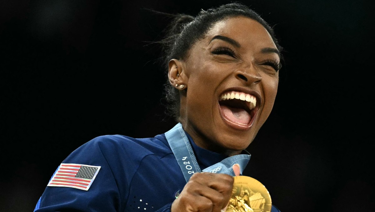 Simone Biles gana su primera medalla de oro en París 2024 (AFP)
