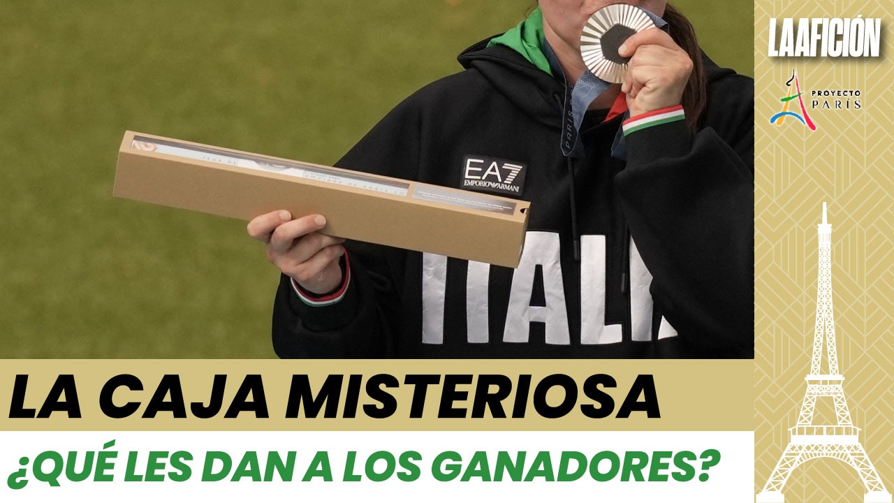 ¿Qué contiene la caja misteriosa que reciben los deportistas tras ganar medalla?