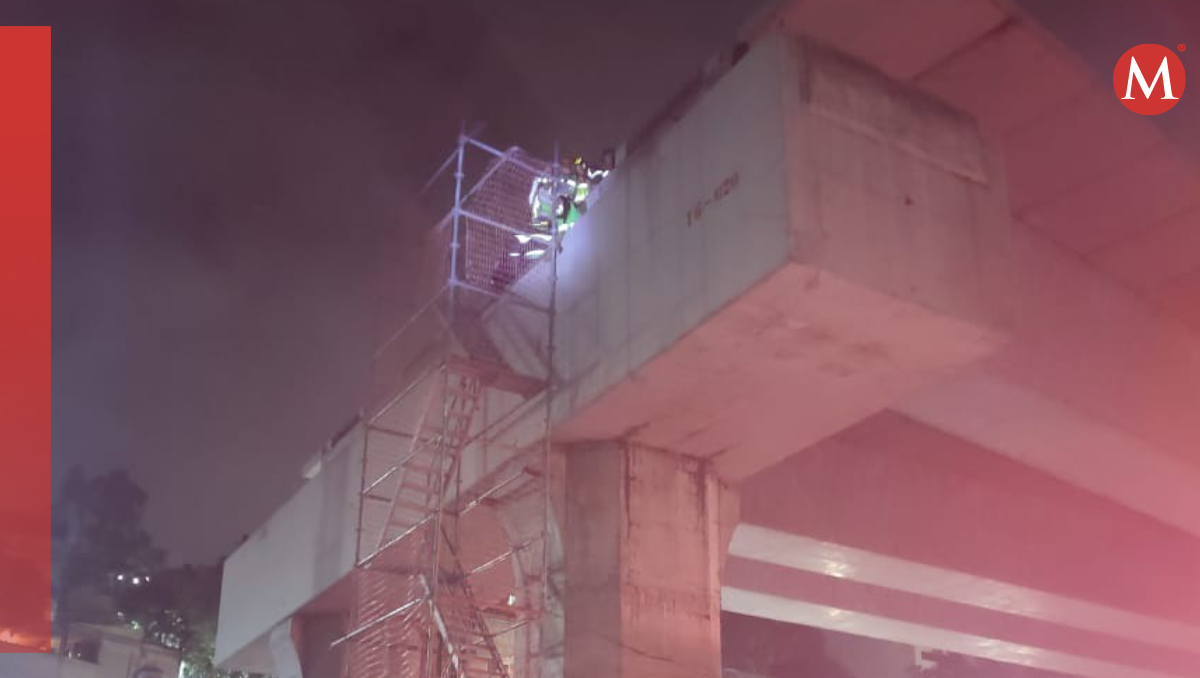 Los cuerpos de emergencia se movilizaron hasta la zona de obras en alcaldía Álvaro Obregón.