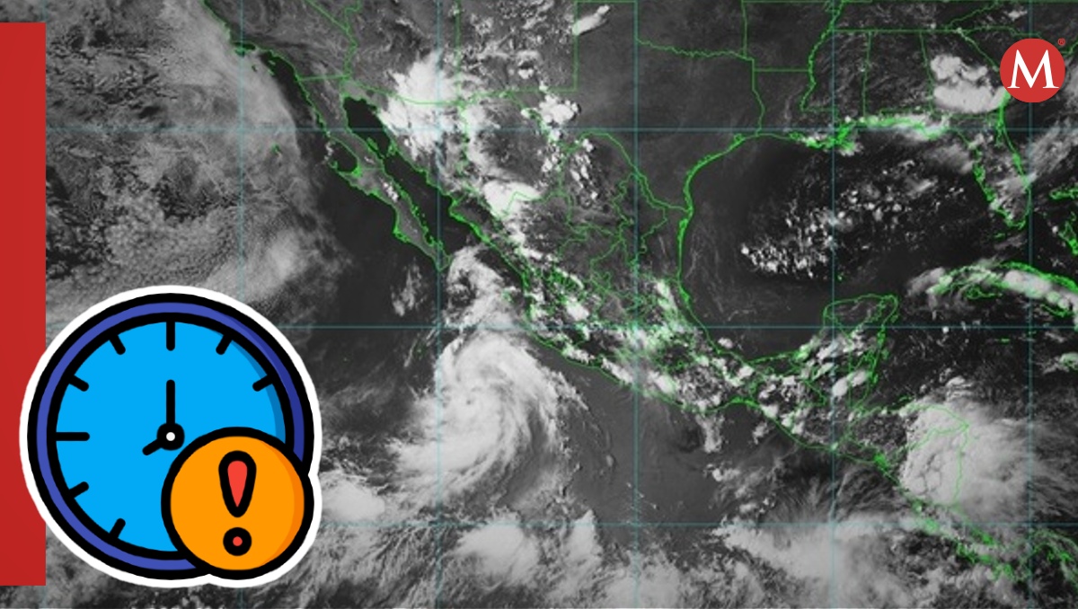La depresión tropical Tres-E se intensificó a la tormenta tropical 'Carlotta' y de continuar su trayectoría sería huracán. (Especial)