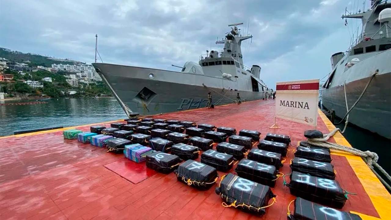 En Guerrero, Semar logra asegurar más de una tonelada de cocaína