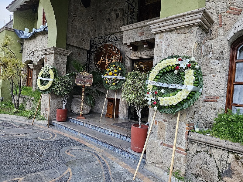 Este miércoles se llevó a cabo el funeral del oficial caído. (Juan Carlos Munguía)