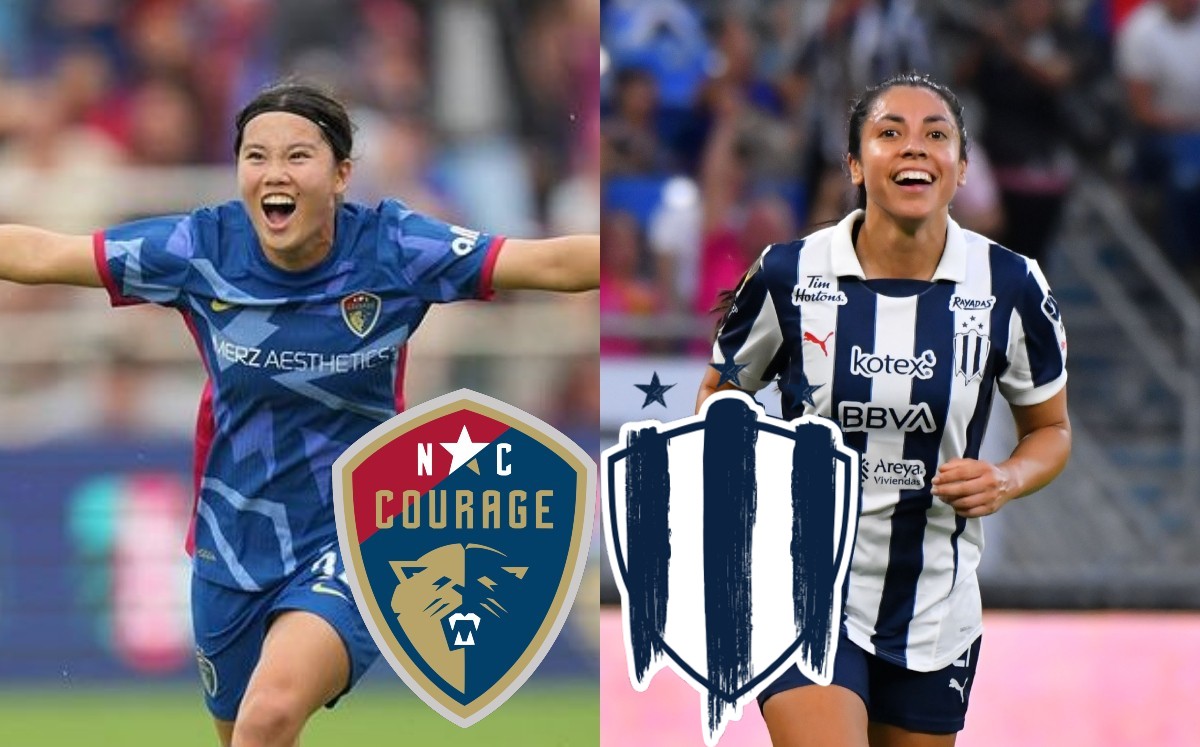 North Carolina Courage vs Rayadas. EN VIVO partido de la Summer Cup 2024 (Instagram @thenccourage/Imago7)