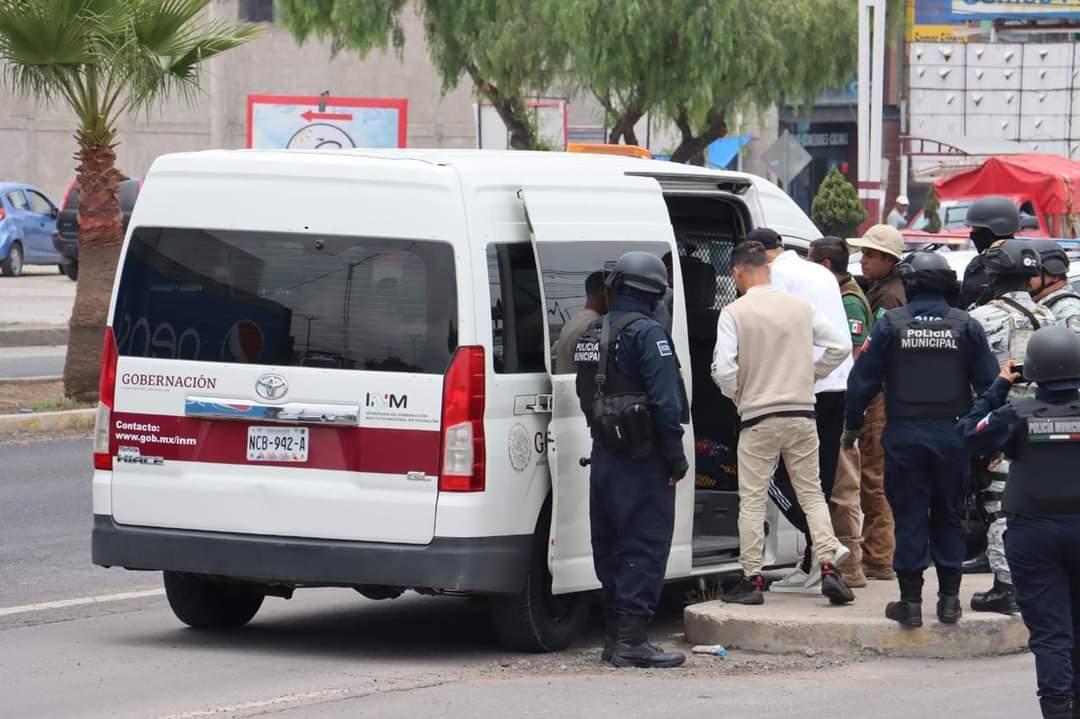 Operativos contra migrantes indocumentados en Hidalgo.