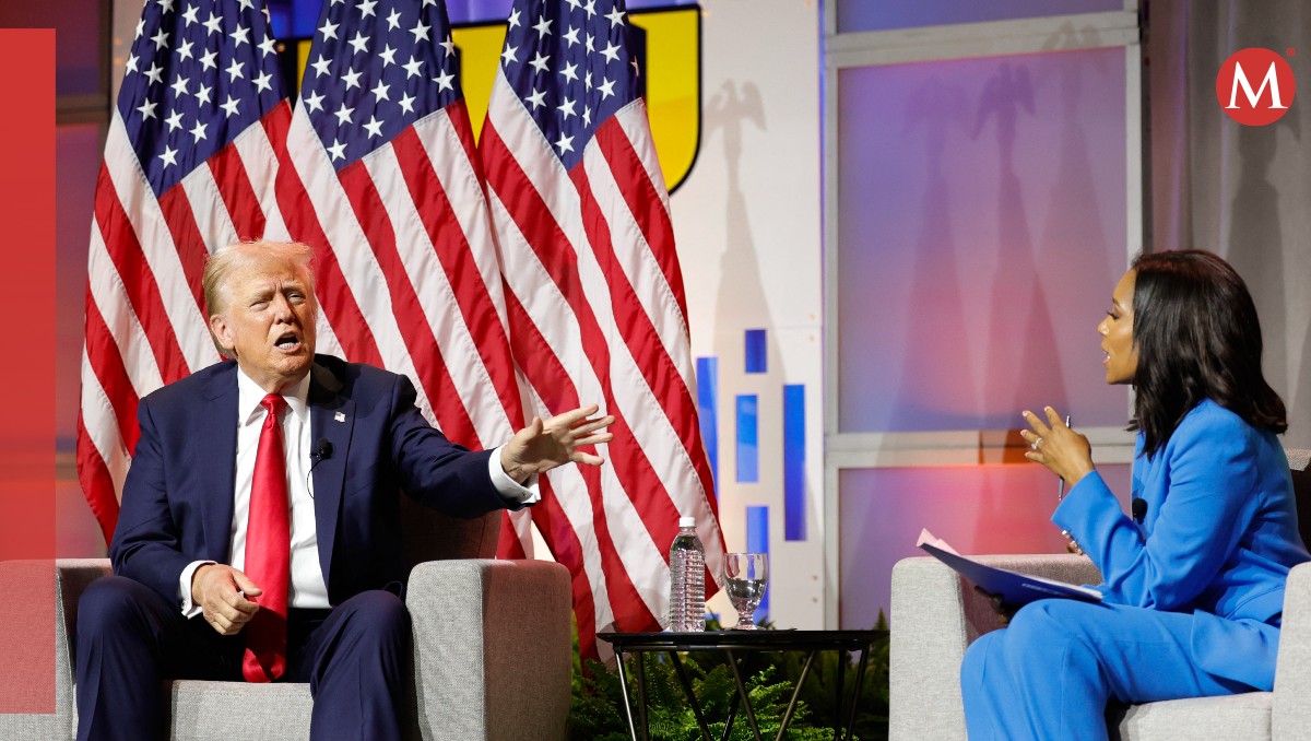 Trump acusó a la entrevistadora de difundir 'fake news'. | AFP