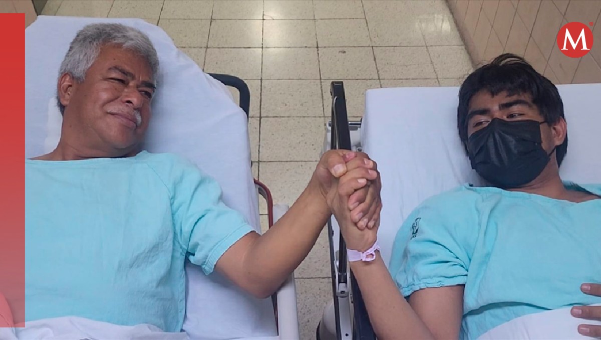 Víctor, de 25 años, recibió un riñón de su papá, quien se lo donó para que continuara con su vida. | Especial