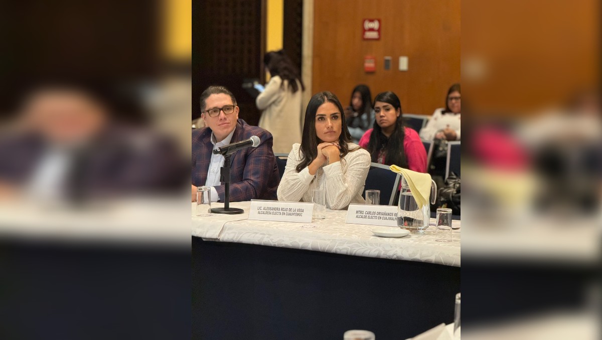 Alcaldes electos de Morena desdeñaron este jueves su participación en la plenaria de PVEM. (Foto: @AlessandraRdlv)