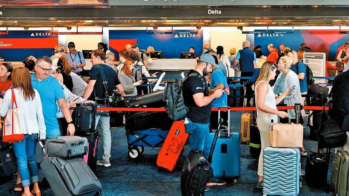 Delta Air Lines reporta perdidas de 500 mdd por apagón tecnológico causado por CrowdStrike