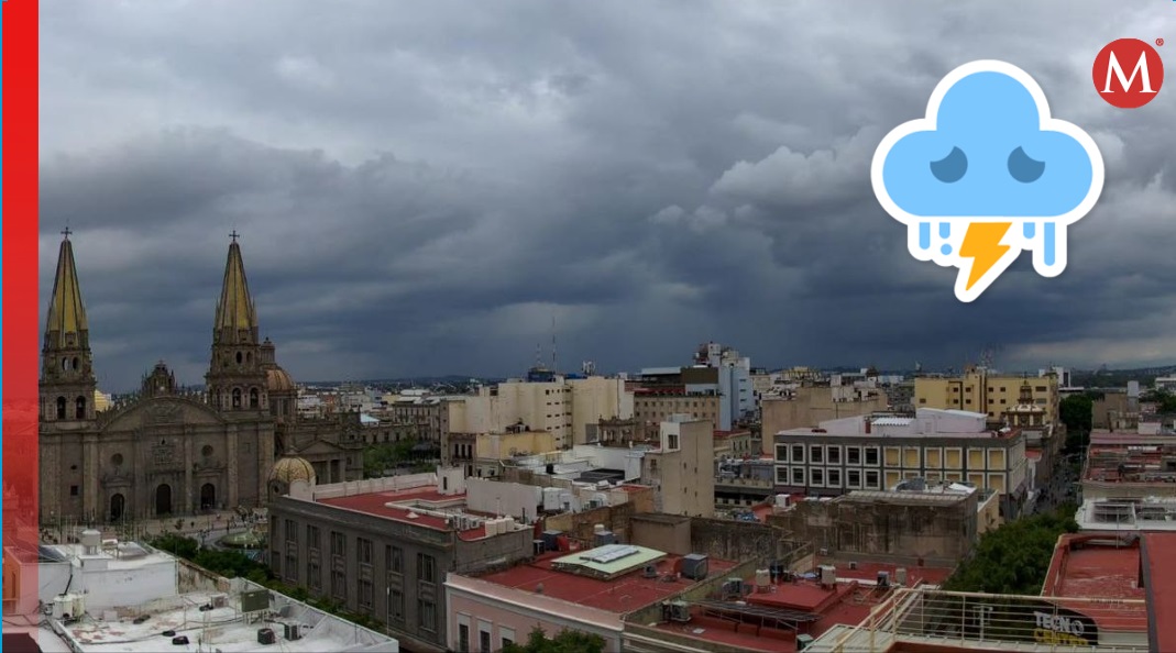 Fuertes lluvias  con descargas eléctricas podrían azotar  este viernes en Jalisco. (Milenio)