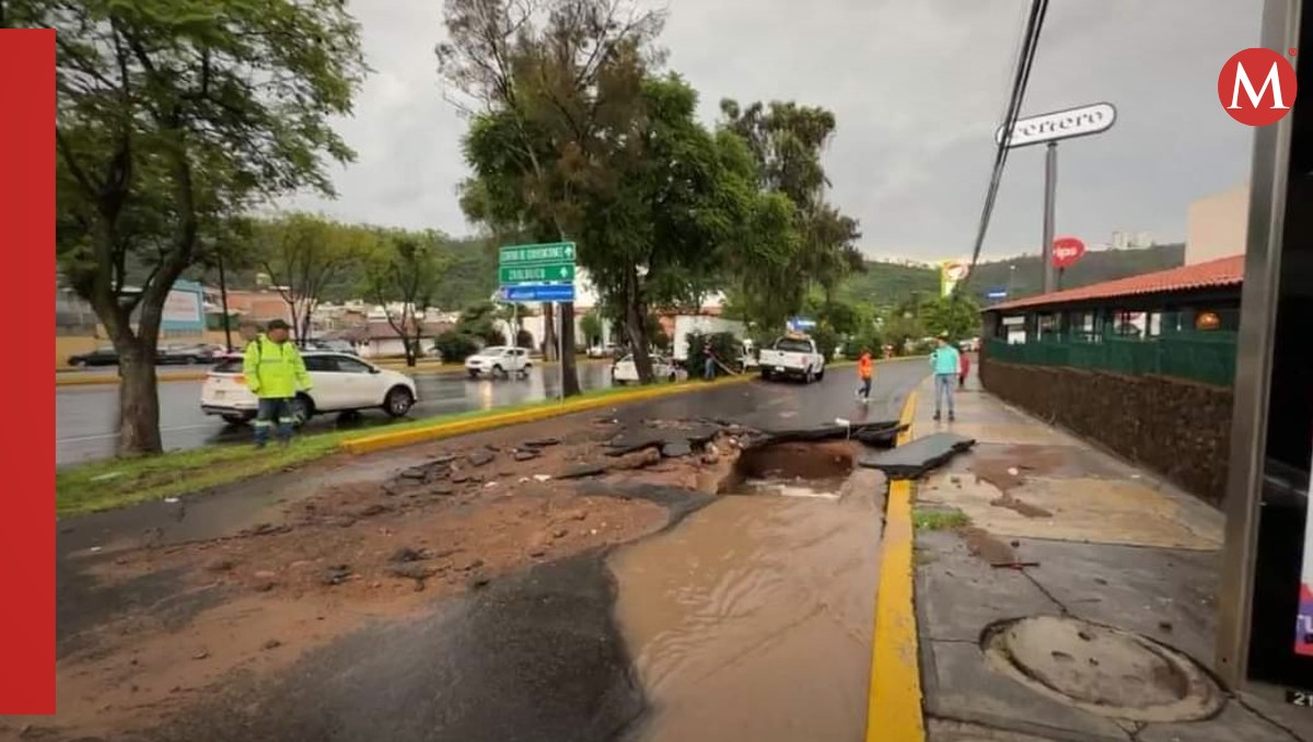 Fuertes lluvias en Michoacán: socavón y rayo afectan a la ciudad | Especial