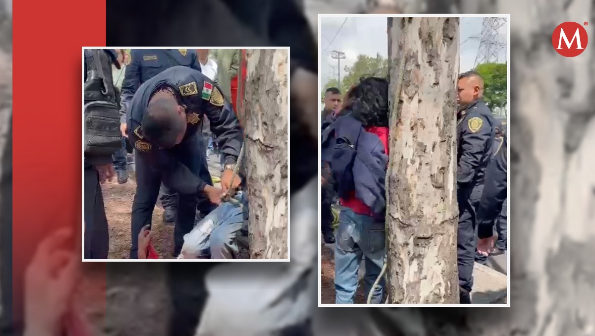 Intentan linchar a presunto ladrón en Coyoacán.