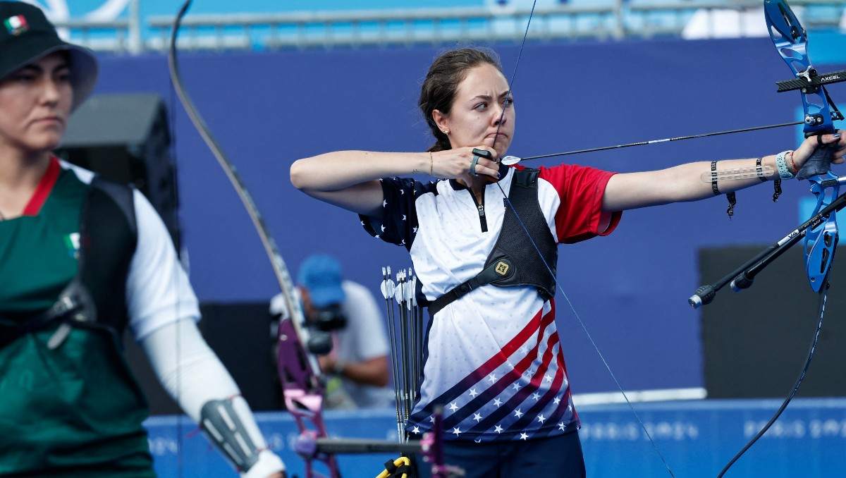 Jennifer Mucino, arquera mexicana que escogió representar a Estados Unidos (Reuters)