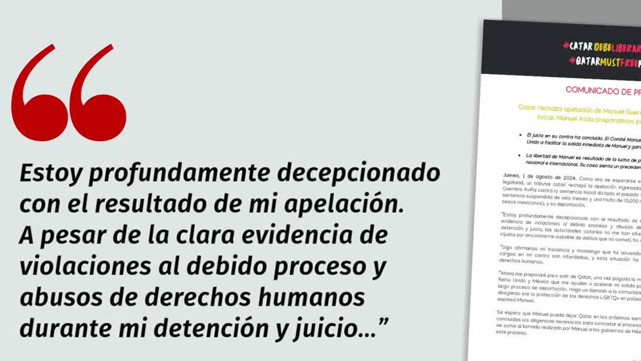 Manuel Guerrero, mexicano detenido en Qatar, podrá regresar a México si paga multa