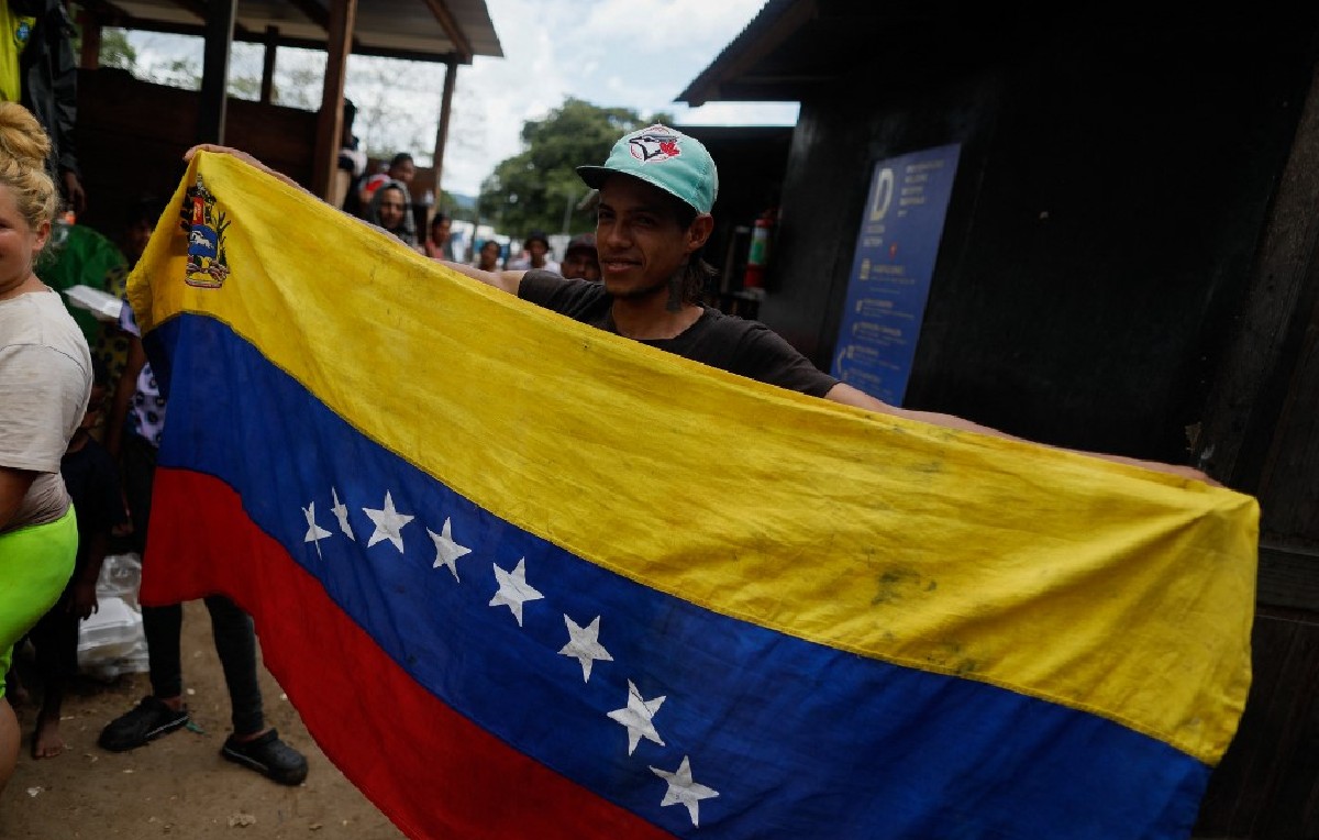 Migrantes venezolanos camino hacia Estados Unidos (AFP)