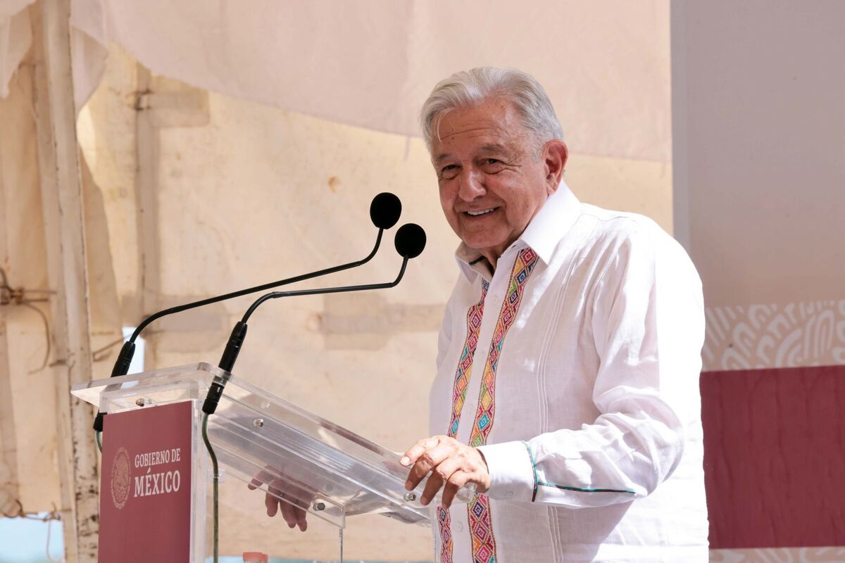 AMLO durante la inauguración del puente de La Concordia. | Cuartoscuro