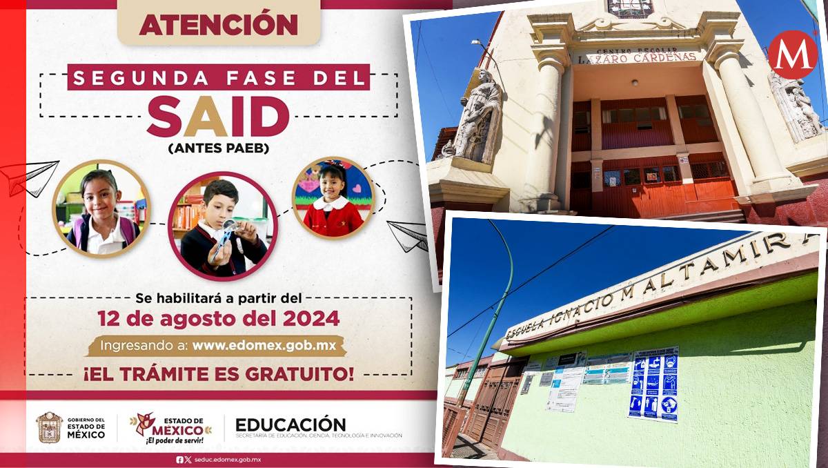 ¿Cómo puedo hacer el cambio de escuela en nivel básico en Edomex? |Cuartoscuro | Diseño: Oscar Avila