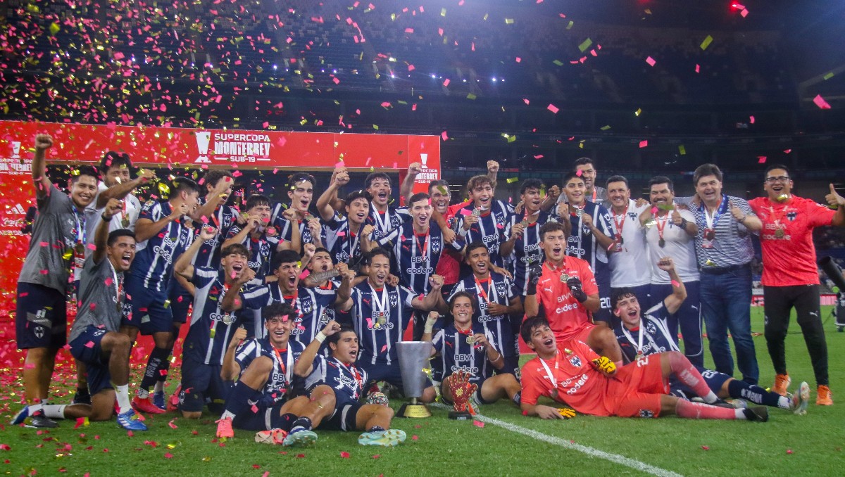 Rayados, campeones de la Supercopa Monterrey al vencer al Betis sub 19 (X @Rayados_FB)