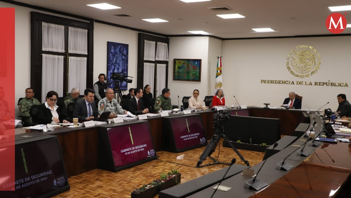 Reunión de seguridad en Palacio Nacional hoy 2 de agosto | Octavio Hoyos