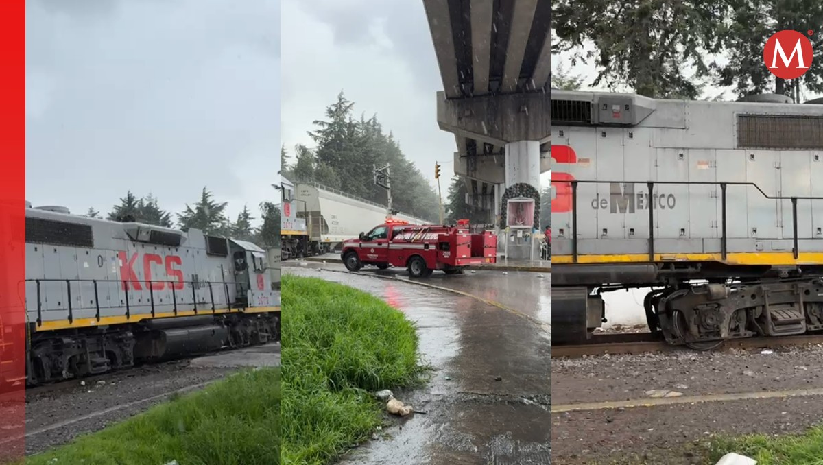 Toluca enfrenta descarrilamiento de tren y severa tormenta el mismo día | Especial