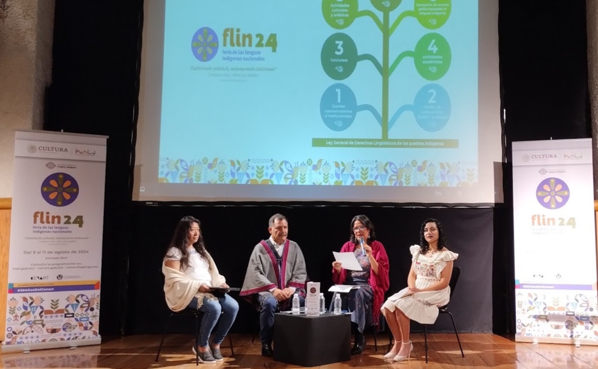 Conferencia para anunciar la octava edición del FLIN. (Foto: INALI)