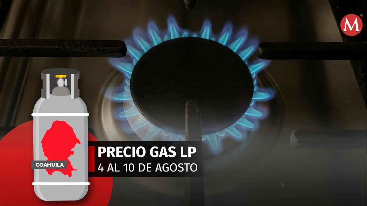 Precio del gas LP en Coahuila semana del 04 de agosto al 10 de agosto. | Archivo